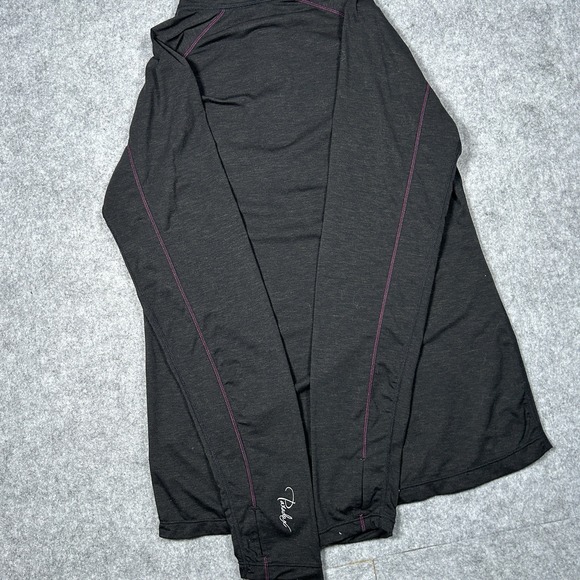 Paradox Merino Blend 1/4 Zip Dri-Release Pullover Mens Medium Black Base Later - Picture 14 of 16